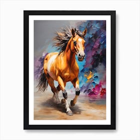 Horse Running 2 Art Print