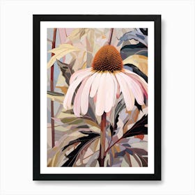 Coneflower 3 Flower Painting Art Print