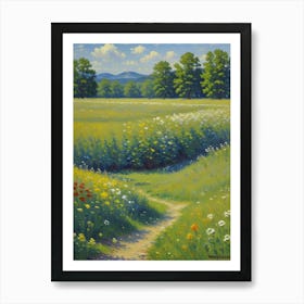 Path In The Meadow Art Print