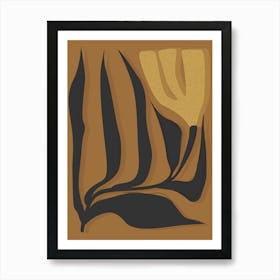 Tiger Leaf Art Print