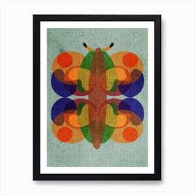 Butterfly Green  Art Print