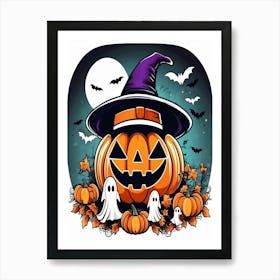 Halloween Pumpkin 3 Art Print