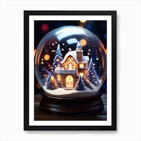 Snow Globe 1 Art Print