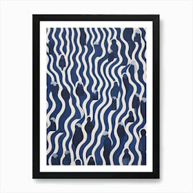 'Blue Wave' 1 Art Print