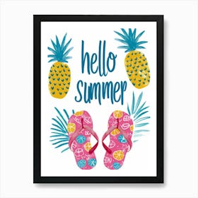 Hello Summer 2 Art Print