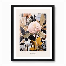 Flower Illustration Bergamot 1 Poster Art Print