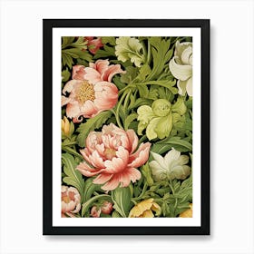 Floral Wallpaper 5 Art Print