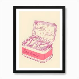 Sardines In A Tin Art Print