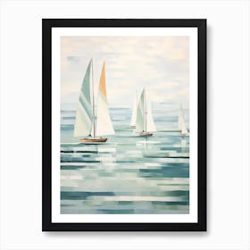 Sailboats 8 Poster