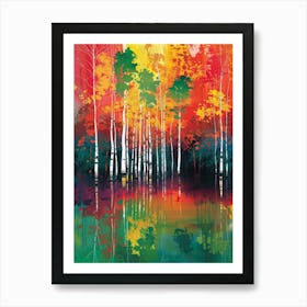 Autumn Forest 8 Art Print