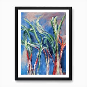 Scallions 2 Classic vegetable Art Print