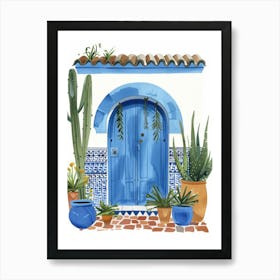 Blue Door 57 Art Print