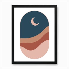 Moon In The Sky.Wall prints. Art Print