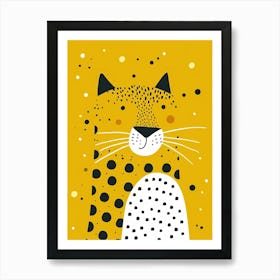 Yellow Puma 1 Art Print