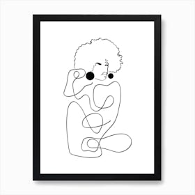 Matisse Noir Art Print