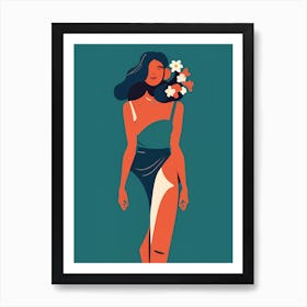 Hawaiian Woman Art Print