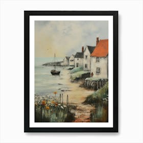 Boat by the Sea Art Print