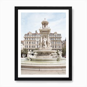 Fountain In France Art Print