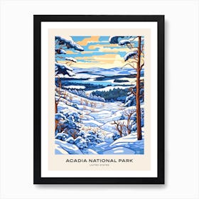 Acadia National Park United States Of America 1 Poster Art Print