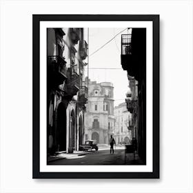 Naples Italy Black And White Analogue Photography 3 Art Print