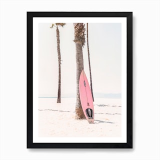 Pink Surf Art Print