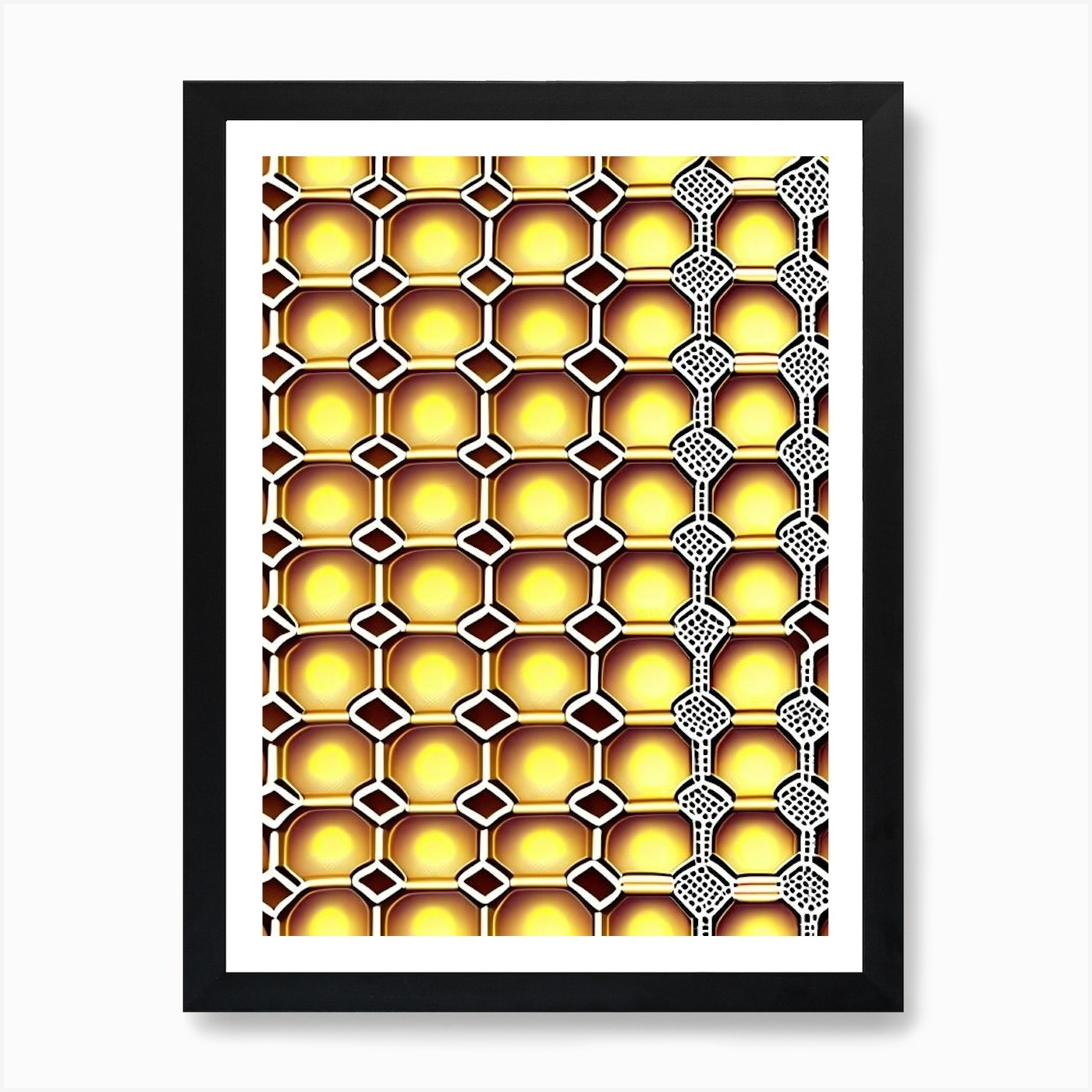8008 - honeycomb pattern