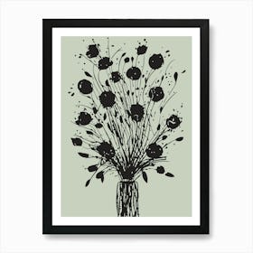 Flowers In A Vase 4 Art Print