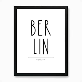 Berlin Germany Art Print