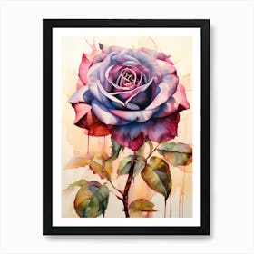 Rose Painting 1 Art Print