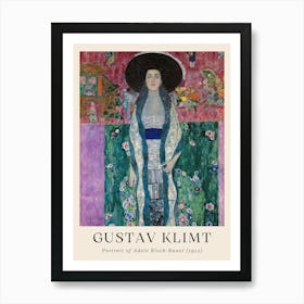 Gustav Klimt Portraits Of Adolf Bloch Art Print