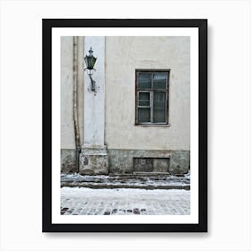 Winter Details Tallinn Art Print