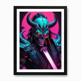 Samurai Warrior 3 Art Print