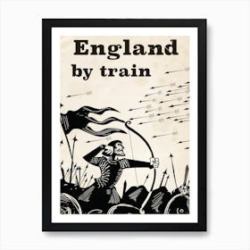 England By Train Art Print