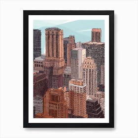 New York Skyline Art Print