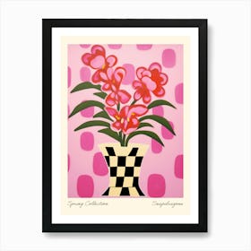 Spring Collection Snapdragons Flower Vase 1 Art Print