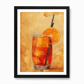 Aperol Spritz Art Print 92 Art Print