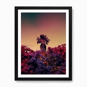 Palm Tree Print 'Oliv' Art Print