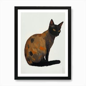 Balinese Cat Painting 1 Art Print