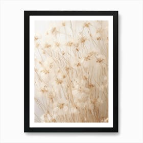 Boho Dried Flowers Gypsophila 2 Art Print