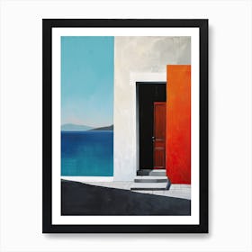 Door To The Sea, Greece Art Print