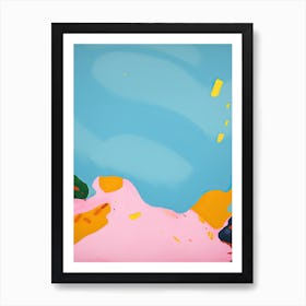 Pop Colour Abstract Painting 6 Poster