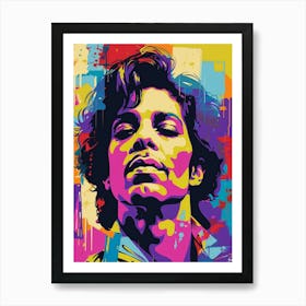 Prince Retro Poster Art Print