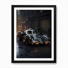 Batman Batmobile 9 Art Print