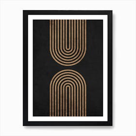 Perfect Balance Black Art Print