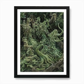 Octopus Forest Art Print