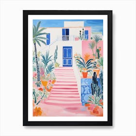 Matisse Inspired Fauvism Italian Garden Poster Art Print