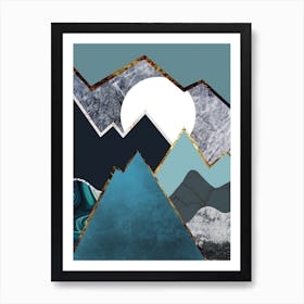 Abstract Alpine III Art Print