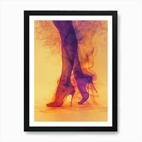 High Heeled Shoes 4 Art Print