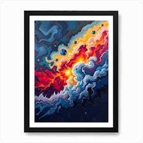 'Cosmic Explosion' Poster