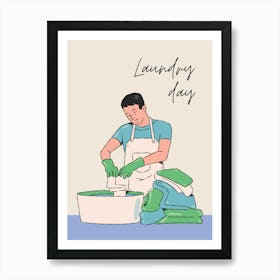 Laundry Day 1 Art Print